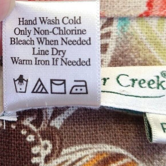 Coldwater Creek Linen Blend Floral Cropped Blazer Size petite Med - Picture 4 of 12